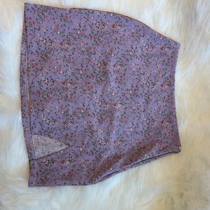 Beautiful purple skirt with flora design